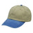Adams Headwear Optimum Pigment - Dyed Dad Hat - Adams Headwear 10879 Khaki/ Royal Adjustable