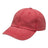 Adams Headwear Optimum Pigment - Dyed Dad Hat - Adams Headwear 10879 Red Adjustable