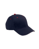 Adams Headwear Patriot Cap - Adams Headwear PA102 Navy/ Red One Size Hats