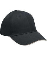 Adams Headwear Performer Cap - Adams Headwear 13129 Black/ Khaki One Size