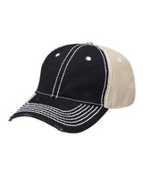 Adams Headwear Rambler Cap - Adams Headwear 10897 Black/ Khaki OSFM