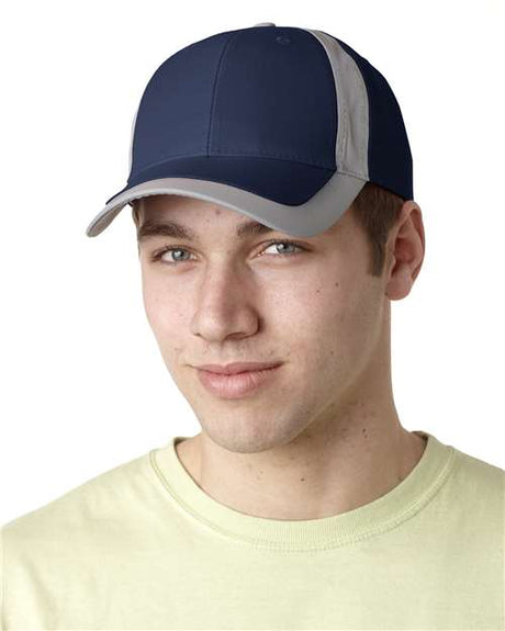 Adams Headwear Reflector High - Visibility Constructed Cap - Adams Headwear 13083 Navy Adjustable