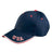 Adams Headwear The National USA Cap - Adams Headwear NT102 Navy/ Red/ White One Size Hats