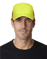 Adams Headwear Trucker Reflector High - Visibility Constructed Cap - Adams Headwear TR102 Yellow One Size Hats