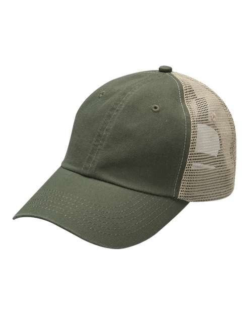 Adams Headwear Vibe Cap - Adams Headwear 10901 Olive/ Tan OSFM