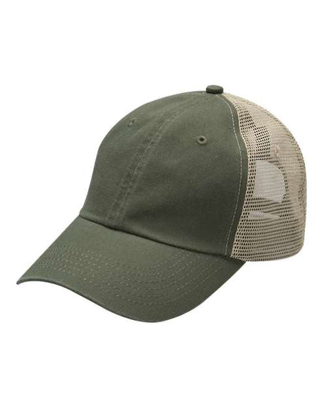 Adams Headwear Vibe Cap - Adams Headwear 10901 Olive/ Tan OSFM