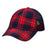 Adams Headwear Vibe Cap - Adams Headwear 10901 Red/ Navy Plaid OSFM