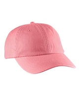 Adams Headwear Women's Optimum Pigment - Dyed Cap - Adams Headwear 13118 Coral One Size
