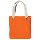 Allie Tote Bright Orange Tote Bags
