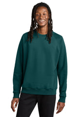 Allmade ® Unisex Organic CVC Fleece Crewneck Sweatshirt AL5004 - AllMade AL5004 Deep Sea Green XS Crewneck Sweatshirts