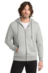 Allmade ® Unisex Organic French Terry Full - Zip Hoodie AL4002 - AllMade AL4002 Granite Grey Heather XS Zip Hoodies