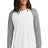 Allmade ® Unisex Tri - Blend Long Sleeve Colorblock Raglan AL6009 - AllMade AL6009 Aluminum Grey/ Bright White XS T-Shirts