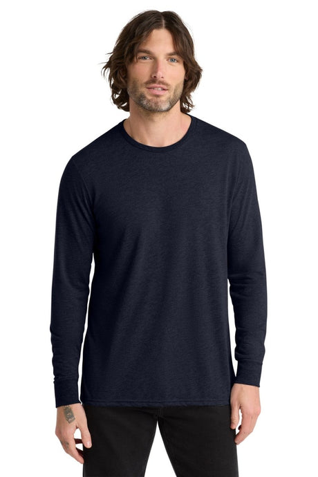 Allmade ® Unisex Tri - Blend Long Sleeve Tee AL6004 - AllMade AL6004 Night Sky Navy XS Long Sleeve T-Shirts