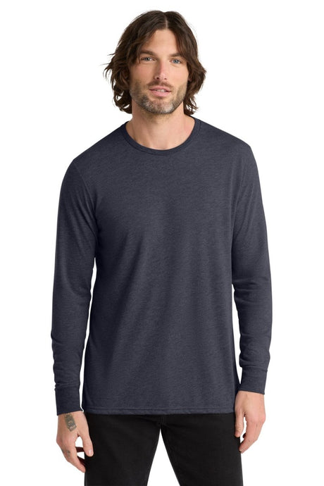 Allmade ® Unisex Tri - Blend Long Sleeve Tee AL6004 - AllMade AL6004 Rebel Blue XS Long Sleeve T-Shirts