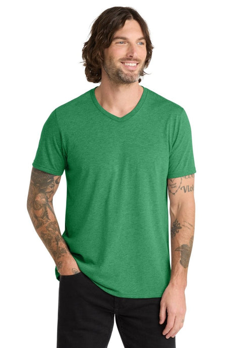 Allmade ® Unisex Tri - Blend V - Neck Tee AL2014 - AllMade AL2014 Enviro Green XS Short Sleeve T-Shirts