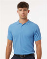 AllPro Men's Pique Polo - AllPro 62800 Carolina Blue XS