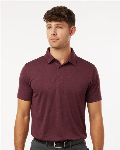 AllPro Men's Pro - Lock Performance Mélange Polo - AllPro 4HM00 Black Melange XS