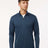 AllPro Men's Pro - Lock Performance Mélange Quarter - Zip Pullover - AllPro 4HM700 Navy Melange XS