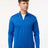 AllPro Men's Pro - Lock Performance Mélange Quarter - Zip Pullover - AllPro 4HM700 Royal Melange XS