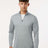 AllPro Men's Pro - Lock Performance Mélange Quarter - Zip Pullover - AllPro 4HM700 Silver Melange XS