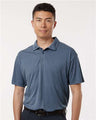 AllPro Men's Pro - Lock Performance Polo - AllPro 41800 Heather Navy XS