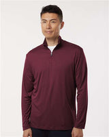 AllPro Men's Pro - Lock Performance Quarter - Zip Pullover - AllPro 41870 Maroon XS