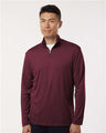 AllPro Men's Pro - Lock Performance Quarter - Zip Pullover - AllPro 41870 Maroon XS