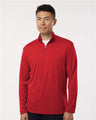 AllPro Men's Pro - Lock Performance Quarter - Zip Pullover - AllPro 41870 Red XS