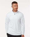 AllPro Men's Pro - Lock Performance Quarter - Zip Pullover - AllPro 41870 White XS
