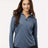 AllPro Women's Pro - Lock Performance Quarter - Zip Pullover - AllPro 41870L Heather Navy S