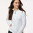 AllPro Women's Pro - Lock Performance Quarter - Zip Pullover - AllPro 41870L White S