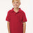 AllPro Youth Pique Polo - AllPro 62800Y Red XS
