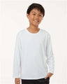AllPro Youth Pro - Lock Performance Long Sleeve T-Shirt - AllPro 48400Y White XS Long Sleeve T-Shirts