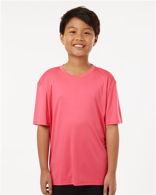 AllPro Youth Pro - Lock Performance T-Shirt - AllPro 48000Y Black XS Short Sleeve T-Shirts