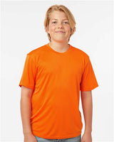 AllPro Youth Pro - Lock Performance T-Shirt - AllPro 48000Y Neon Orange XS Short Sleeve T-Shirts
