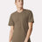 American Apparel Unisex CVC Henley Tee - American Apparel 2004CVC Heather Army S