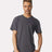 American Apparel Unisex CVC Henley Tee - American Apparel 2004CVC Heather Charcoal S