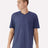 American Apparel Unisex CVC Henley Tee - American Apparel 2004CVC Heather Indigo S