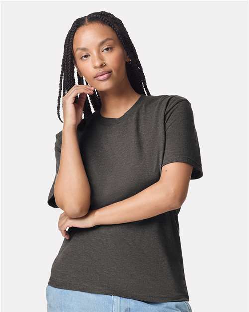 American Apparel Unisex CVC Tee - American Apparel 2001CVC Heather Asphalt S