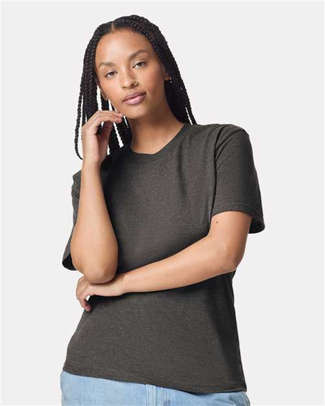 American Apparel Unisex CVC Tee - American Apparel 2001CVC Heather Asphalt S