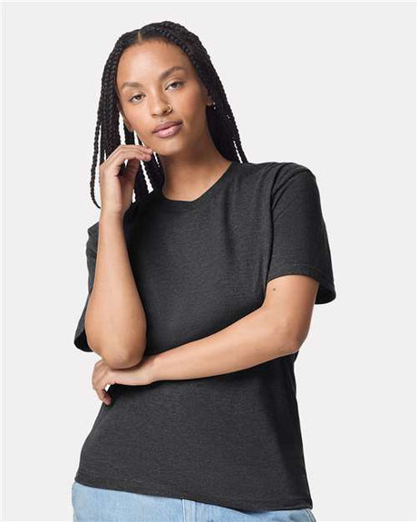 American Apparel Unisex CVC Tee - American Apparel 2001CVC Heather Black S