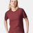 American Apparel Unisex CVC Tee - American Apparel 2001CVC Heather Burgundy S