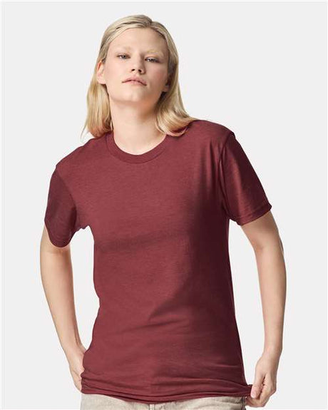 American Apparel Unisex CVC Tee - American Apparel 2001CVC Heather Burgundy S