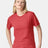 American Apparel Unisex CVC Tee - American Apparel 2001CVC Heather Coral S