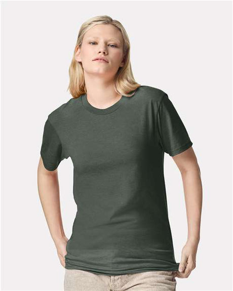 American Apparel Unisex CVC Tee - American Apparel 2001CVC Heather Forest S
