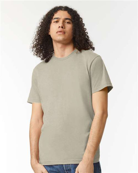 American Apparel Unisex CVC Tee - American Apparel 2001CVC Heather Khaki S
