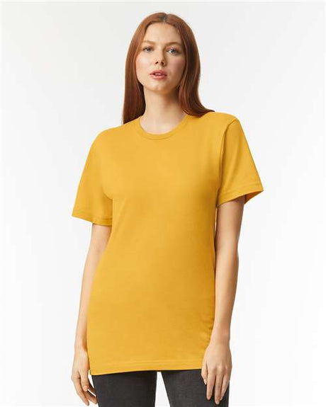 American Apparel Unisex CVC Tee - American Apparel 2001CVC Heather Mustard S