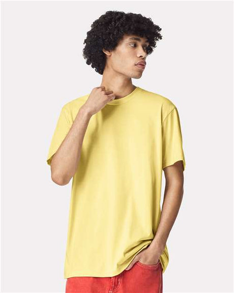 American Apparel Unisex CVC Tee - American Apparel 2001CVC Heather Panna Cotta S