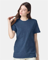 American Apparel Unisex CVC Tee - American Apparel 2001CVC Heather Sea Blue S