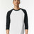 American Apparel Unisex CVC Three - Quarter Sleeve Tee - American Apparel 2003CVC White/ Black S